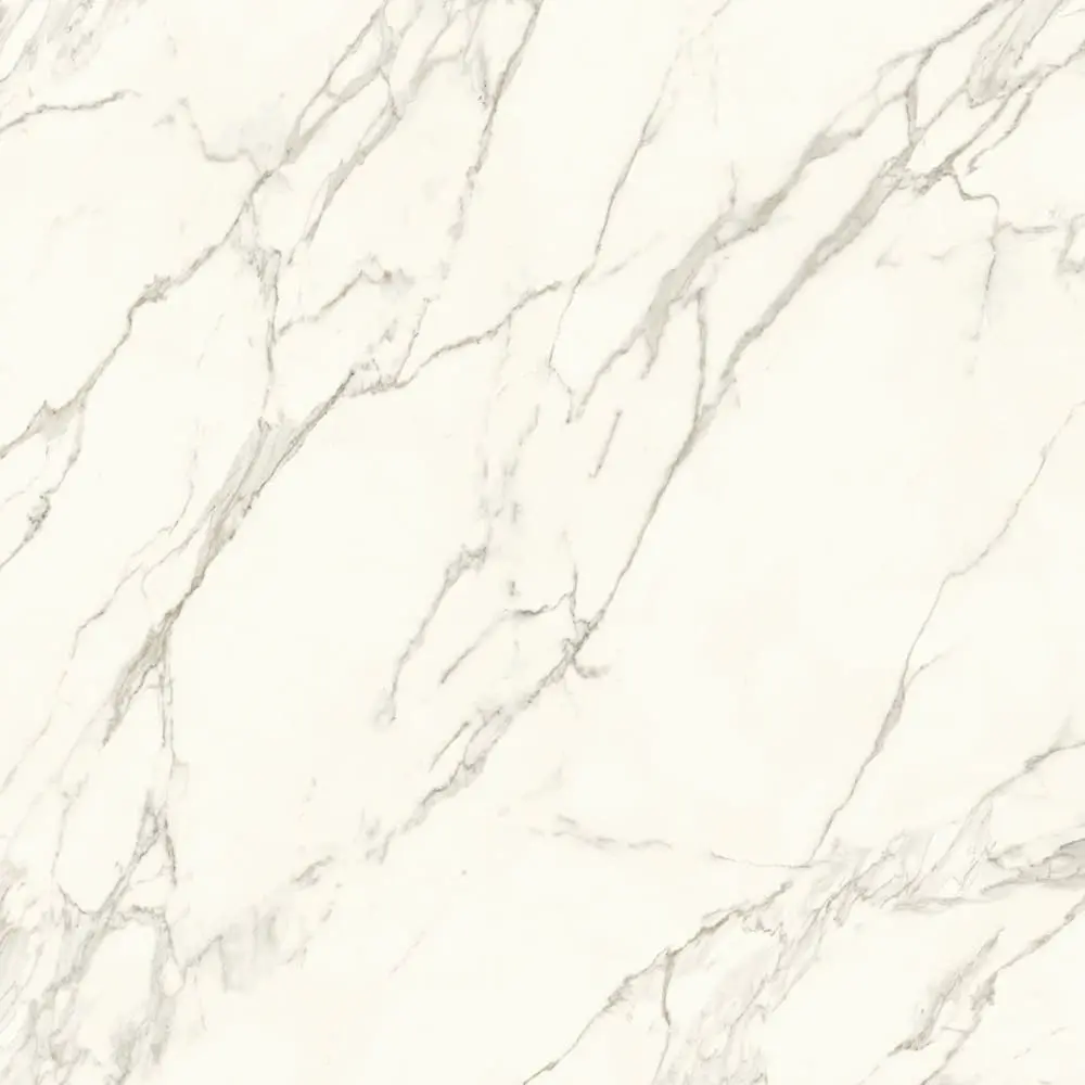 Neolith Calacatta porcelain surface with fine grey veining